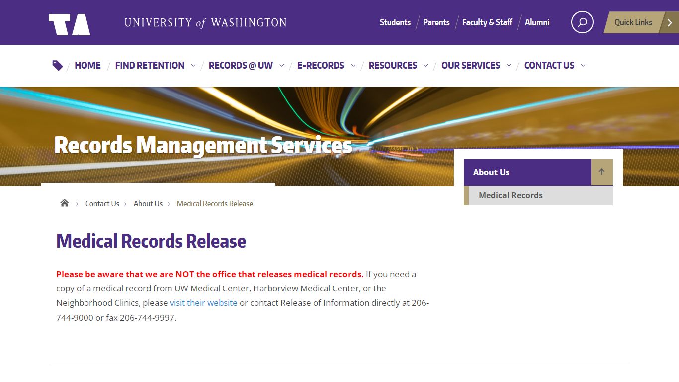 Medical Records Release | Records Management Services